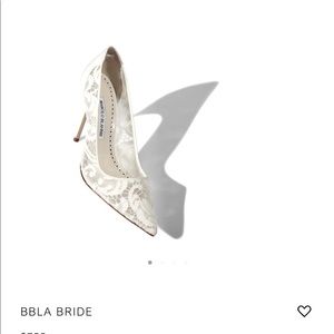 Manolo Blahnik BBLA Bride- Size 39